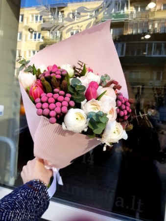 Egzotinių žiedų puokštė "Yulia"